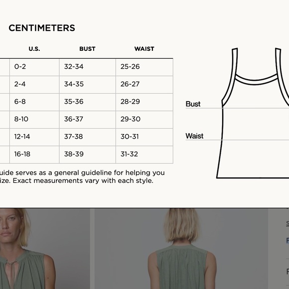 Nation LA Via Tank - Sea Spray 100% Pima Cotton Sz Med - Picture 6 of 6